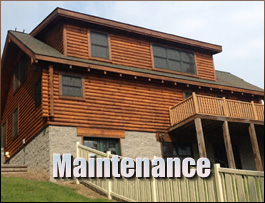  Mount Eaton, Ohio Log Home Maintenance