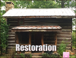 Historic Log Cabin Restoration  Mount Eaton, Ohio
